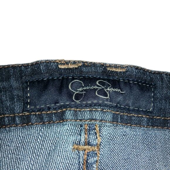 Jessica Simpson Short Size 26  Distressed Cuffed Denim Short Pockets HOt Shorts - Picture 2 of 4